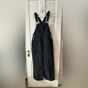 SHEIN Charcoal Denim Overalls
